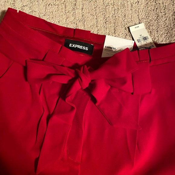 High Waisted Paperbag Ankle Pant NWT (Express) - Picture 4 of 7